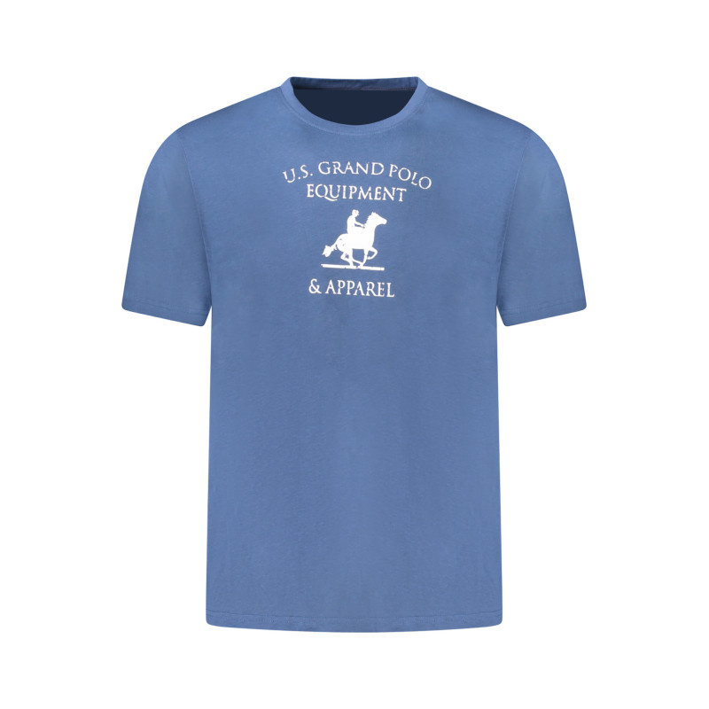 T-shirt à manches courtes bleu pour homme US GRAND