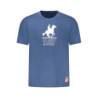 T-shirt à manches courtes bleu pour homme US GRAND