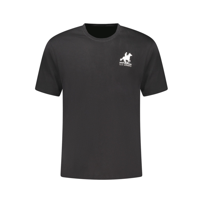 US GRAND MEN'S BLACK SHORT-SLEEVE T-SHIRT