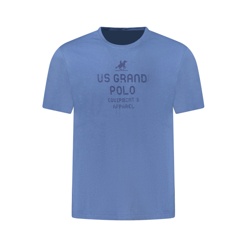 T-shirt à manches courtes bleu pour homme US GRAND