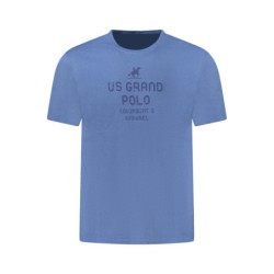 T-shirt à manches courtes bleu pour homme US GRAND