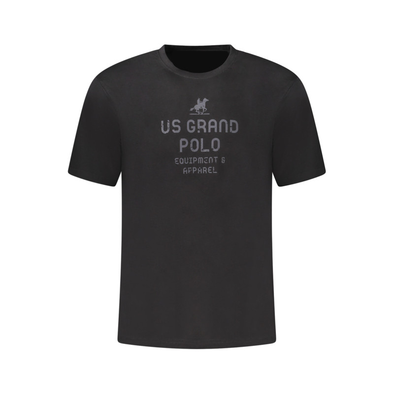 US GRAND MEN'S BLACK SHORT-SLEEVE T-SHIRT