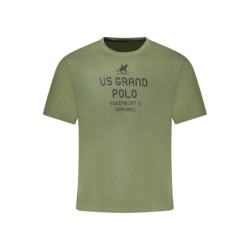 US GRAND MEN'S SHORT-SLEEVED GREEN T-SHIRT
