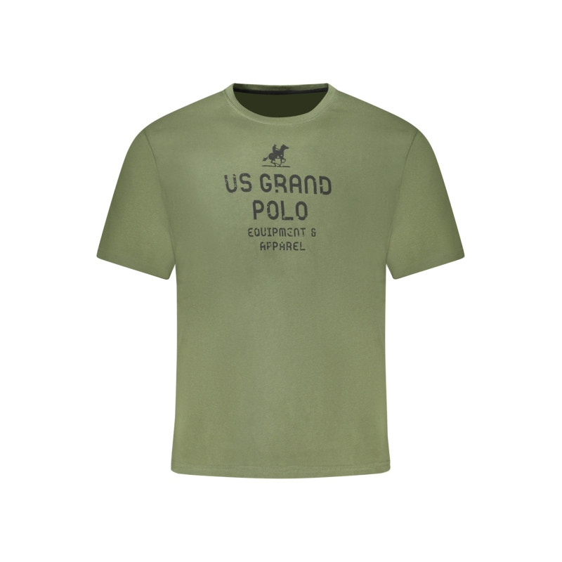T-shirt vert à manches courtes pour homme US GRAND