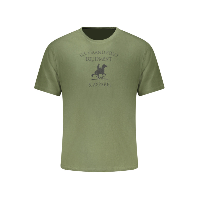 US GRAND MEN'S SHORT-SLEEVED GREEN T-SHIRT