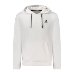 US GRAND MEN'S WHITE ZIP-UP SWEATSHIRT