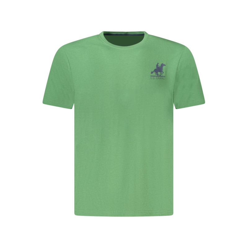 US GRAND MEN'S SHORT-SLEEVED GREEN T-SHIRT