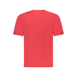 US GRAND MEN'S SHORT-SLEEVED RED T-SHIRT