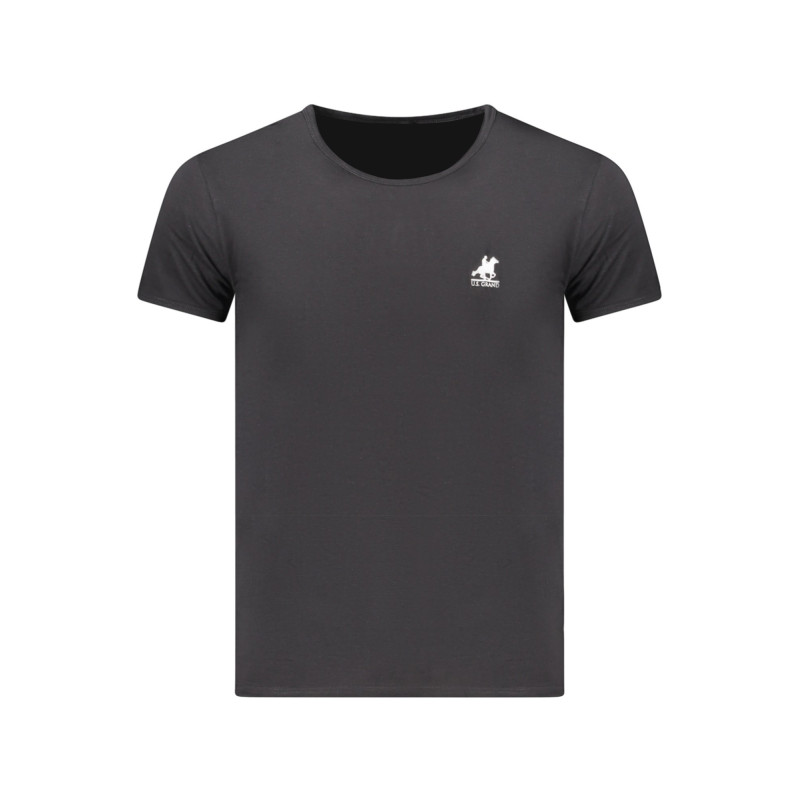 T-shirt noir à manches courtes pour homme US GRAND