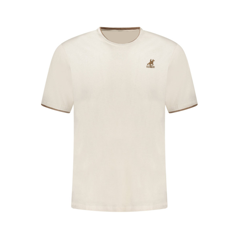 T-shirt beige à manches courtes pour homme US GRAND