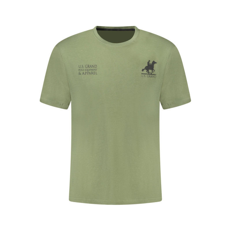 US GRAND MEN'S SHORT-SLEEVED GREEN T-SHIRT