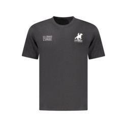 T-shirt noir à manches courtes pour homme US GRAND