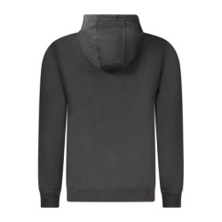 US GRAND MEN'S BLACK ZIP-UP SWEATSHIRT