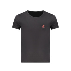 T-shirt noir à manches courtes pour homme US GRAND