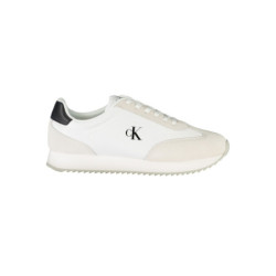 CHAUSSURES DE SPORT POUR HOMMES CALVIN KLEIN BLANCHES