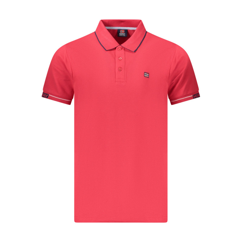 POLO À MANCHES COURTES POUR HOMME NORVÈGE 1963 ROUGE