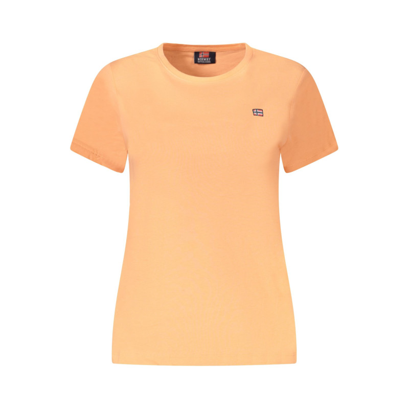 T-SHIRT FEMME ROSE À MANCHES COURTES NORVÈGE 1963