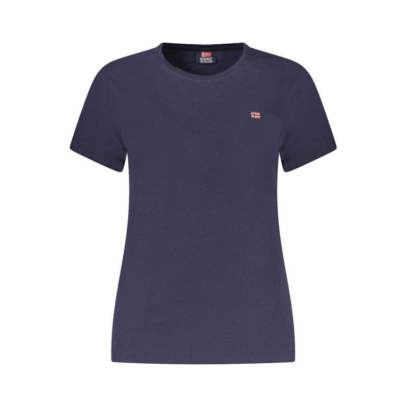 NORWAY 1963 WOMEN'S SHORT SLEEVE T-SHIRT BLUE