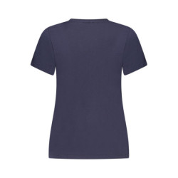 T-SHIRT FEMME À MANCHES COURTES NORVÈGE 1963 BLEU