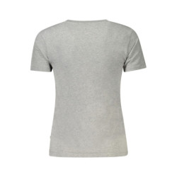 T-SHIRT À MANCHES COURTES GUESS JEANS FEMME GRIS