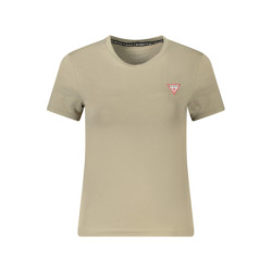 T-SHIRT FEMME À MANCHES COURTES GUESS JEANS BEIGE