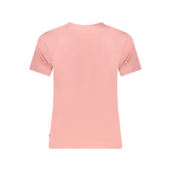GUESS JEANS WOMEN'S SHORT SLEEVE T-SHIRT PINK