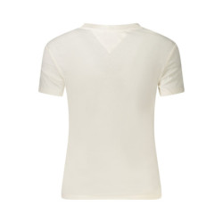 T-SHIRT À MANCHES COURTES TOMMY HILFIGER FEMME BLANC