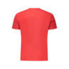 T-SHIRT À MANCHES COURTES TOMMY HILFIGER POUR HOMME, ROUGE