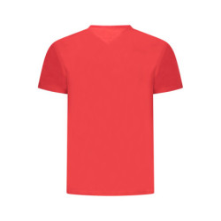 T-SHIRT À MANCHES COURTES TOMMY HILFIGER POUR HOMME, ROUGE