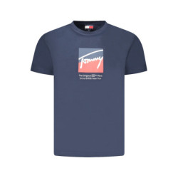 T-SHIRT À MANCHES COURTES TOMMY HILFIGER POUR HOMME BLEU
