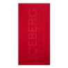 ICEBERG MEN'S RED BEACH TOWEL