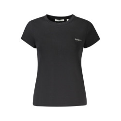T-SHIRT À MANCHES COURTES POUR FEMME PEPE JEANS NOIR