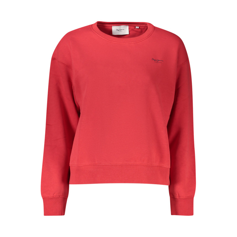 Sweat-shirt zippé rouge pour femme PEPE JEANS