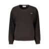PEPE JEANS WOMEN'S BLACK ZIP-UP SWEATSHIRT