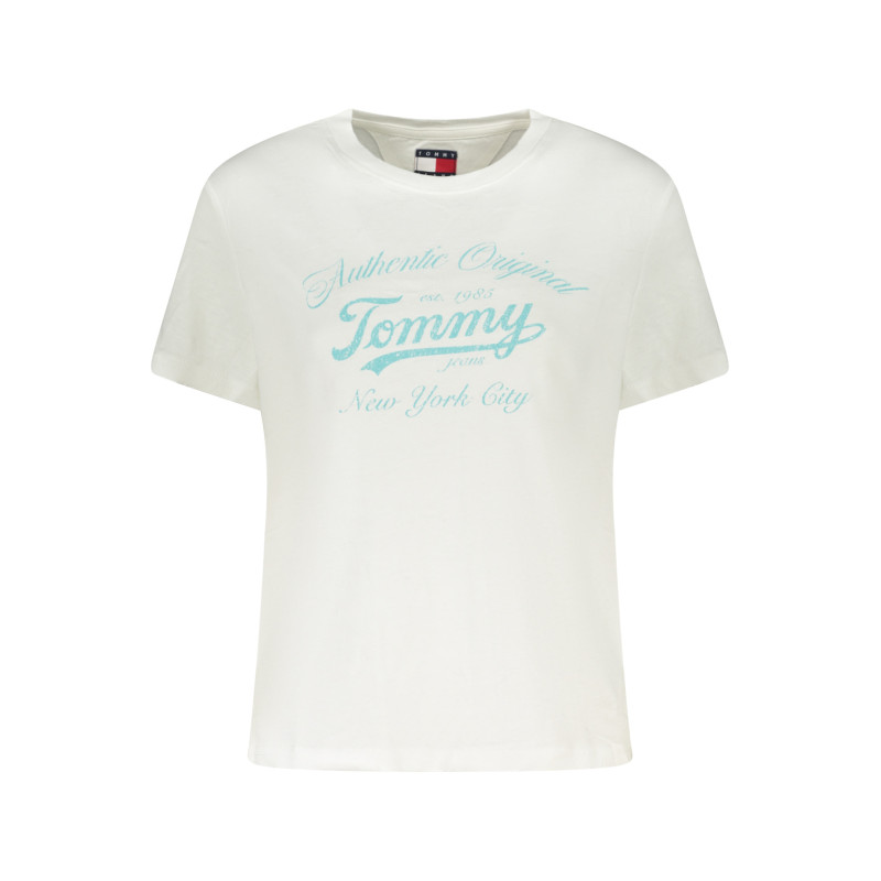 TOMMY HILFIGER WOMEN'S SHORT-SLEEVE T-SHIRT WHITE