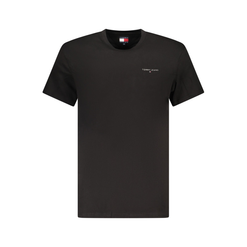 TOMMY HILFIGER MEN'S SHORT-SLEEVE T-SHIRT BLACK