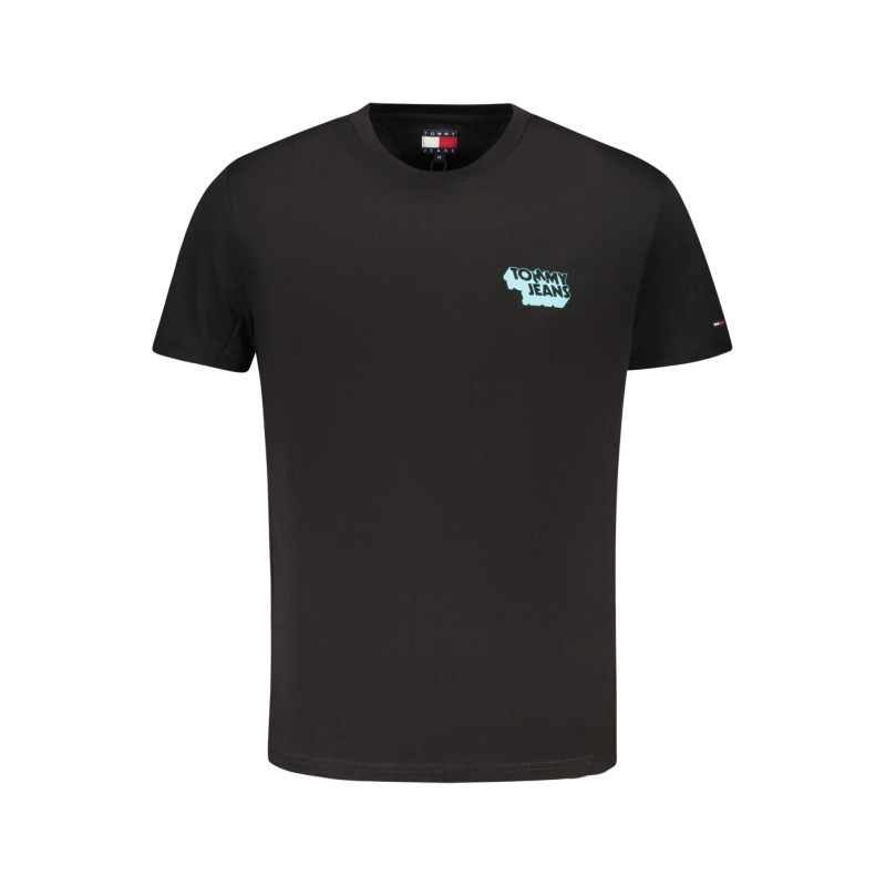 TOMMY HILFIGER MEN'S SHORT-SLEEVE T-SHIRT BLACK