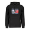 TOMMY HILFIGER MEN'S BLACK ZIP-UP SWEATSHIRT