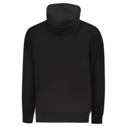 TOMMY HILFIGER MEN'S BLACK ZIP-UP SWEATSHIRT