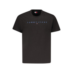 T-SHIRT À MANCHES COURTES TOMMY HILFIGER POUR HOMME NOIR