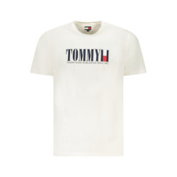 TOMMY HILFIGER MEN'S SHORT-SLEEVE T-SHIRT WHITE