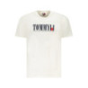T-SHIRT À MANCHES COURTES TOMMY HILFIGER POUR HOMME BLANC