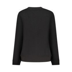 TOMMY HILFIGER WOMEN'S BLACK ZIP-UP SWEATSHIRT