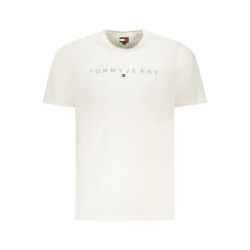 T-SHIRT À MANCHES COURTES TOMMY HILFIGER POUR HOMME BLANC