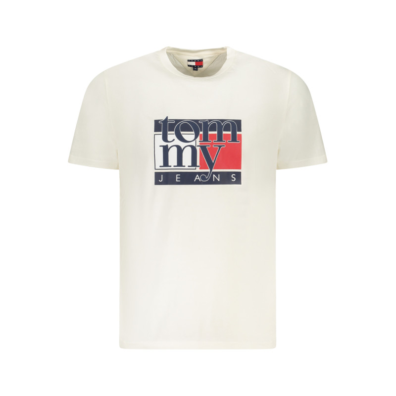 TOMMY HILFIGER MEN'S SHORT-SLEEVE T-SHIRT WHITE