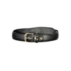 COCCINELLE WOMEN'S BLACK LEATHER BELT