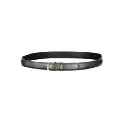 COCCINELLE WOMEN'S BLACK LEATHER BELT