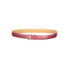 COCCINELLE WOMEN'S PURPLE LEATHER BELT