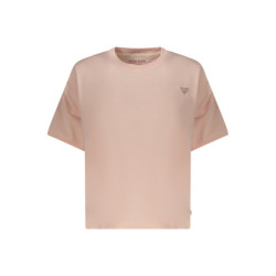 GUESS JEANS WOMEN'S SHORT SLEEVE T-SHIRT PINK