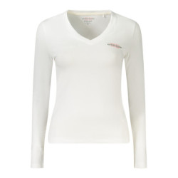 GUESS JEANS WOMEN'S LONG-SLEEVED T-SHIRT WHITE